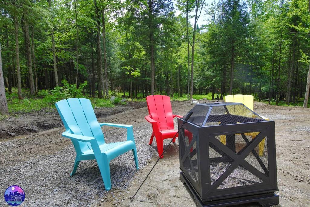 Chalet Deschamps- Spa- Chien Accepte- Nature- Estrie Mansonville Exteriér fotografie