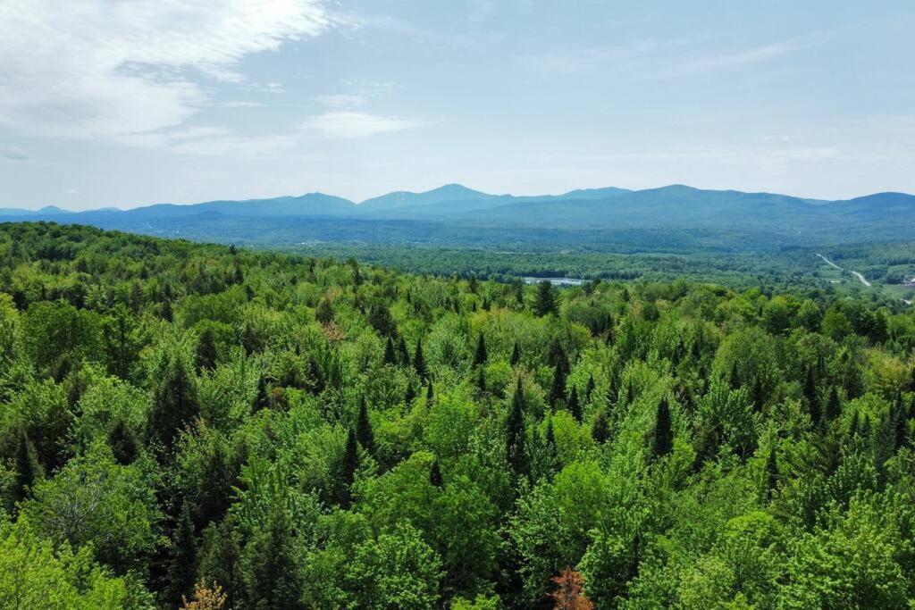 Chalet Deschamps- Spa- Chien Accepte- Nature- Estrie Mansonville Exteriér fotografie